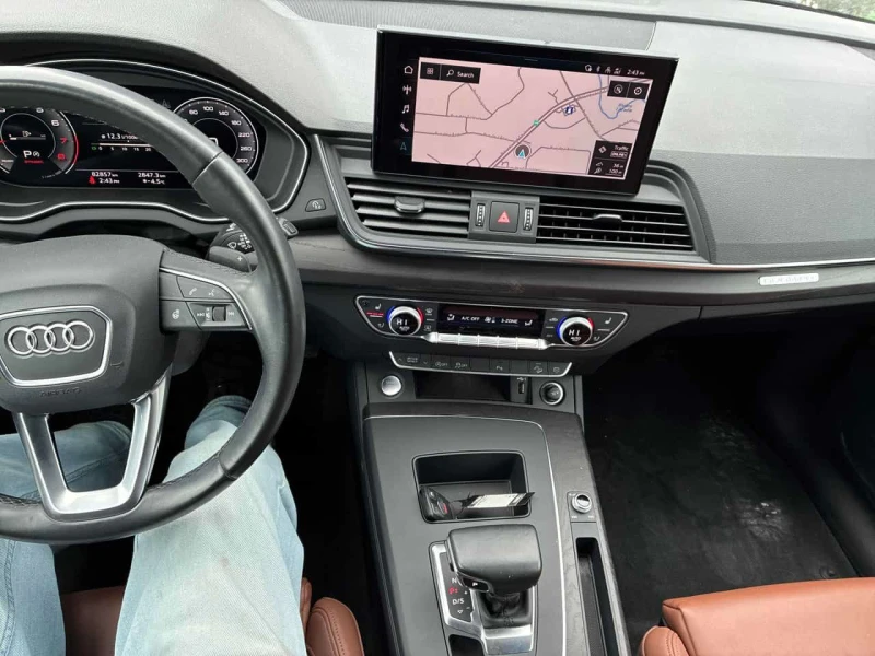 Audi Q5 Progressiv/ДИСТРОНИК/ОБДУХВАНЕ/ПАНОРАМА , снимка 9 - Автомобили и джипове - 53573894