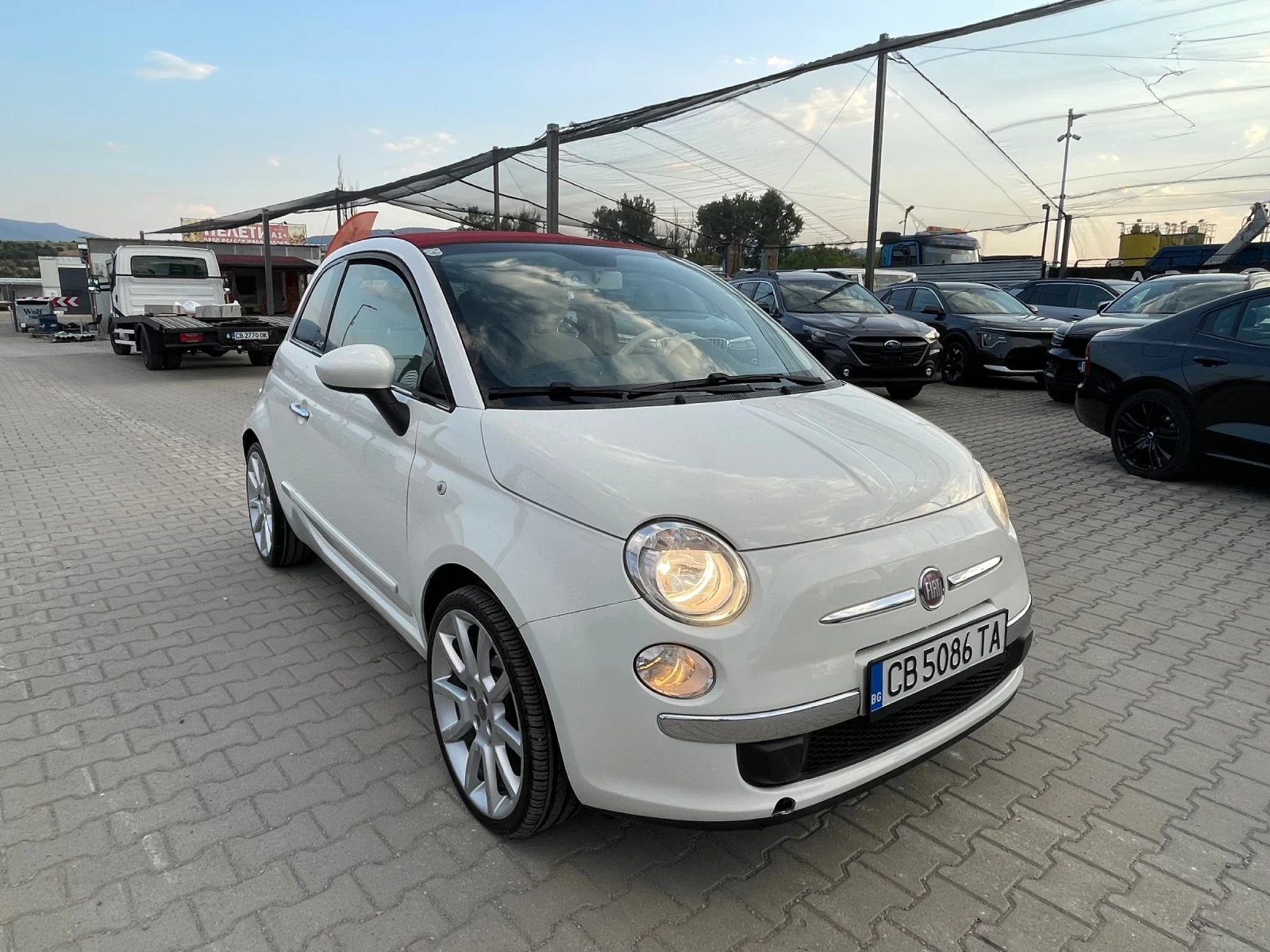 Fiat 500 Кабрио, снимка 3 - Автомобили и джипове - 56205084