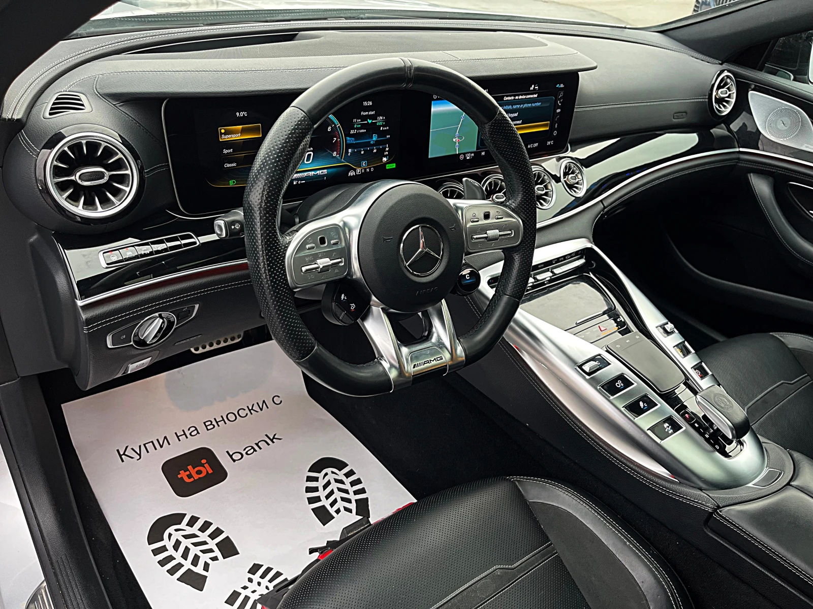 Mercedes-Benz GT 6.3AMG OPTIK-DISTRONIK-VAKUM-BURMESTER-HEAD UP-!!! | Mobile.bg � ����������� 9