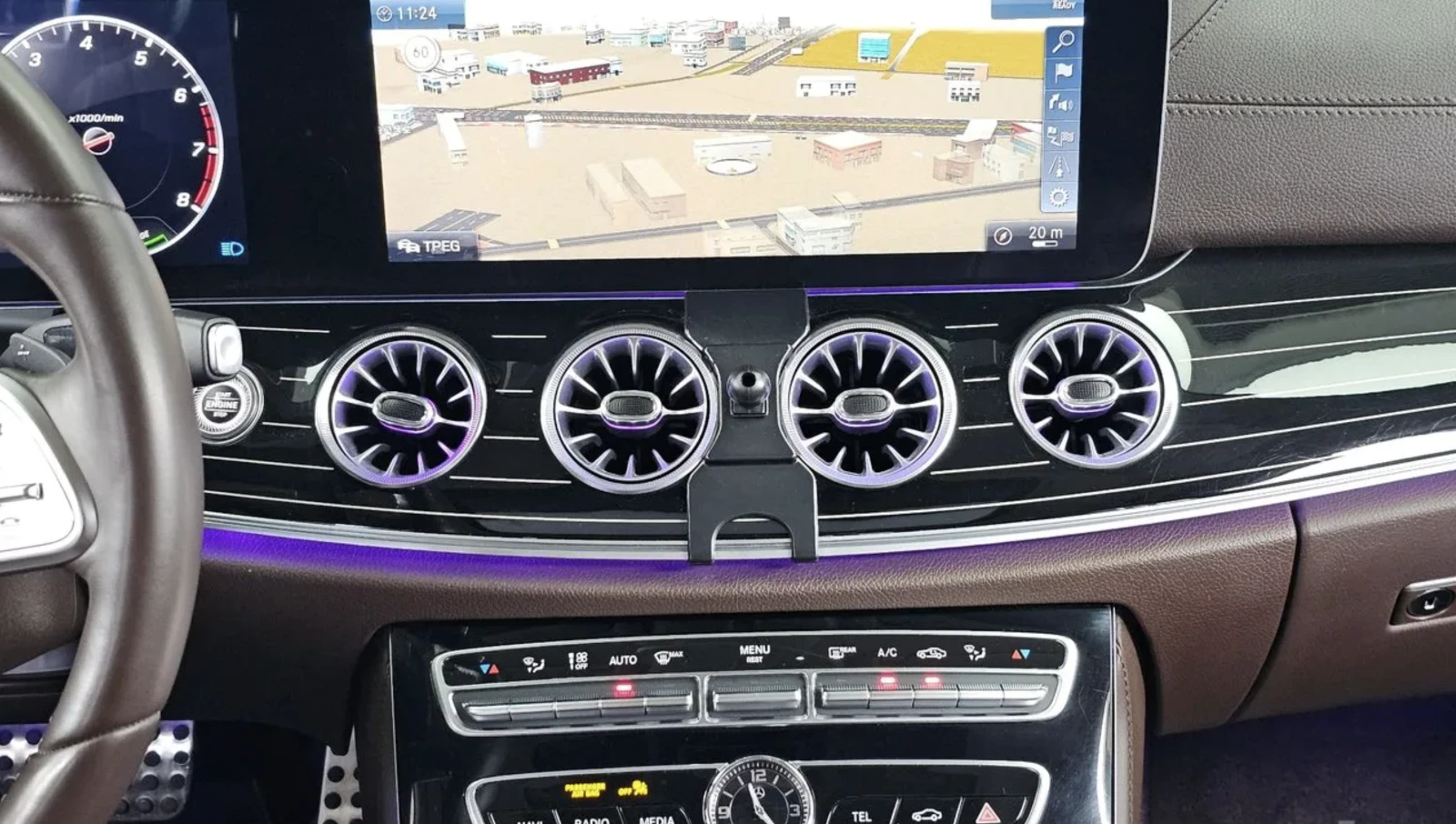 Mercedes-Benz CLS 450 63 AMG STYLE / BURMESTER / HUD / ПАНОРАМА / FULL, снимка 12 - Автомобили и джипове - 55434260