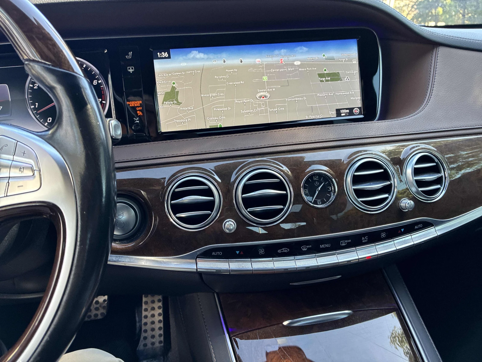 Mercedes-Benz S 550 S 550 /Burmester/Distronic/360/Обдухване, снимка 9 - Автомобили и джипове - 56244462