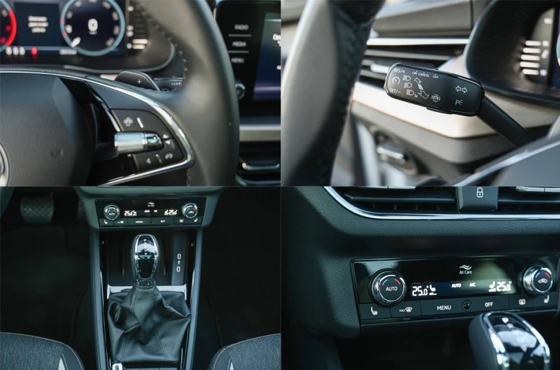 Skoda Scala 1.5TSI* STYLE* ПАНОРАМА* ЛЕД* 20000КМ, снимка 14 - Автомобили и джипове - 53130397