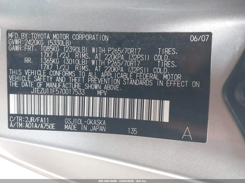 Toyota Fj cruiser 4.0l, снимка 9 - Автомобили и джипове - 53941331