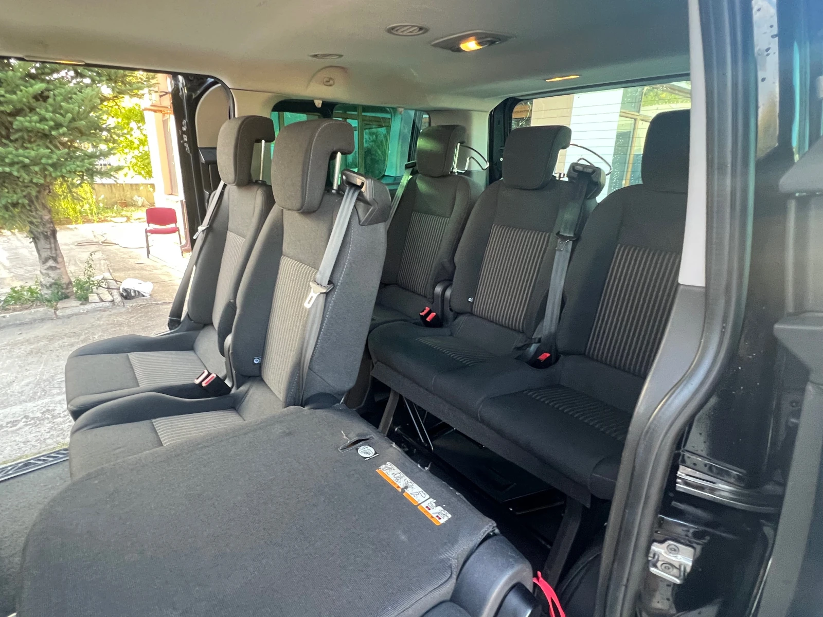 Ford Transit Custom ПЪТНИЧЕСКИ 9 Места , Клима , КАТО НОВ - изображение 9