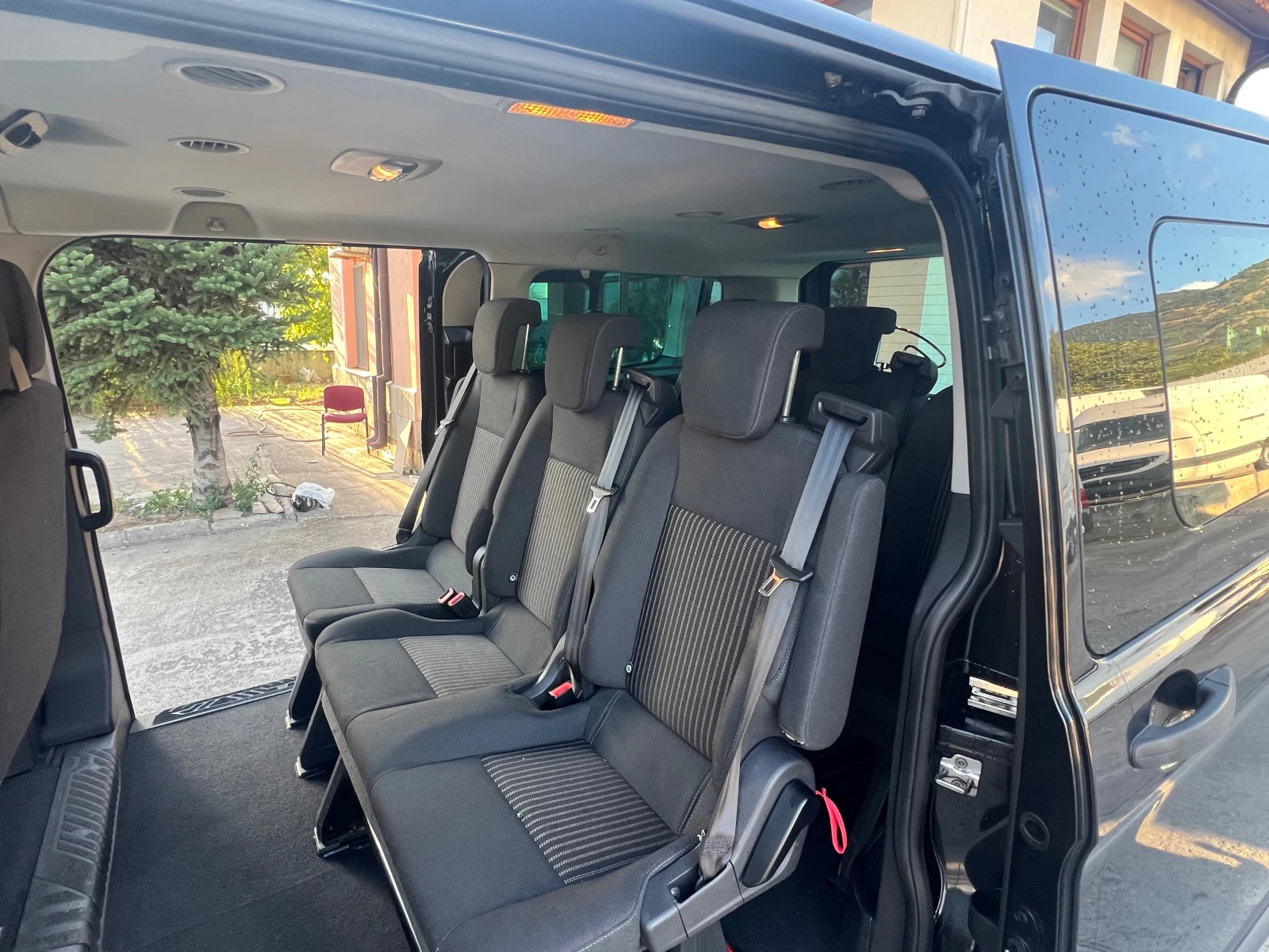 Ford Transit Custom ПЪТНИЧЕСКИ 9 Места , Клима , КАТО НОВ - изображение 10