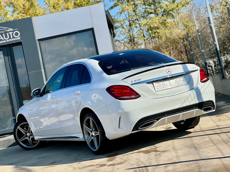 Mercedes-Benz C 220 * AMG LINE* 220d-170HP* ПЪЛНА СЕРВИЗНА ИСТОРИЯ* LE, снимка 5 - Автомобили и джипове - 47800055