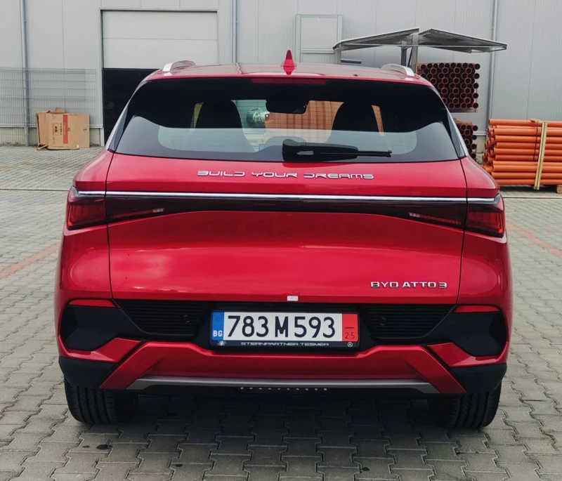 BYD Atto3 DESIGN/62kwh/204hp/Панорама/Кожа/ACC, снимка 7 - Автомобили и джипове - 52597262