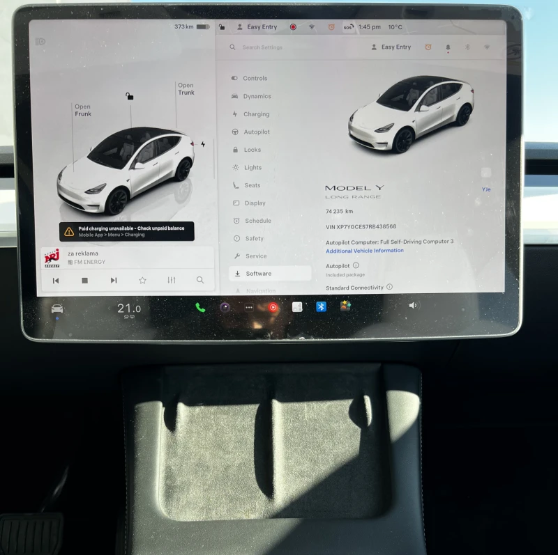 Tesla Model Y Long Range RWD, снимка 15 - Автомобили и джипове - 52707687