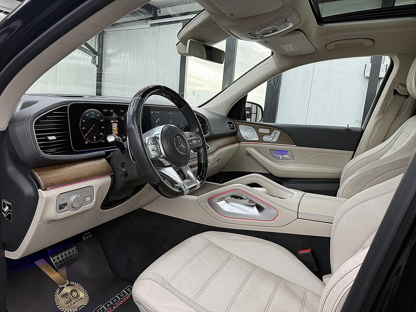 Mercedes-Benz GLS 350 AMG-line/7-Mesta/360-k/�������� �������� ������ | Mobile.bg � ����������� 9