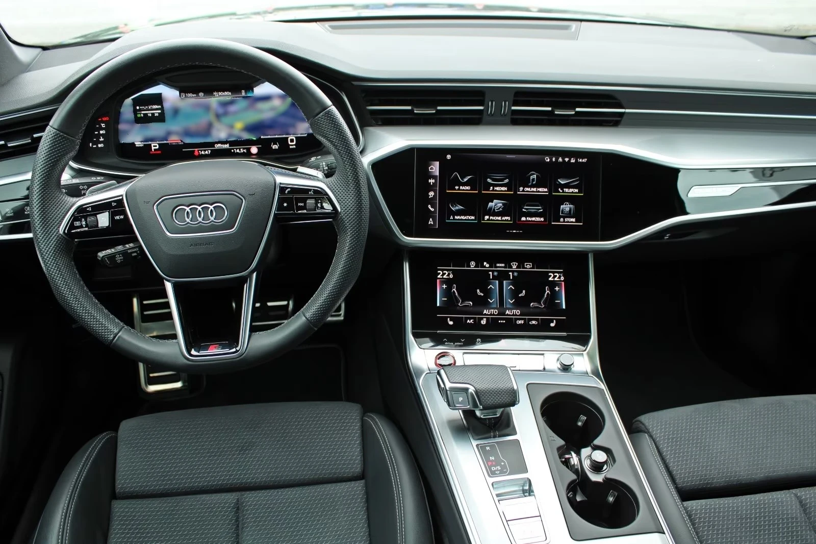 Audi S6 FACELIFT / HUD / MATRIX / 360 / QUATTRO / MIB3 / , снимка 15 - Автомобили и джипове - 55308197