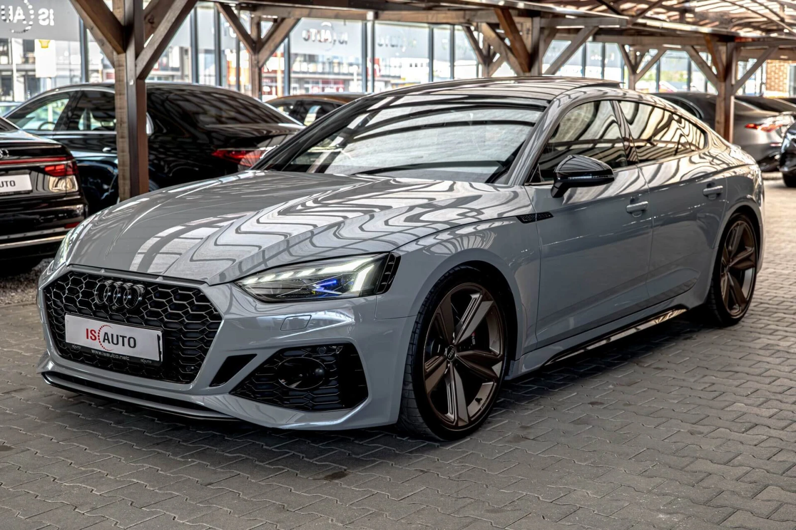 Audi Rs5 2.9TFSI/Nardo/Distronic/Алкантар/PDC/F1/Laser/Spor, снимка 3 - Автомобили и джипове - 54683369