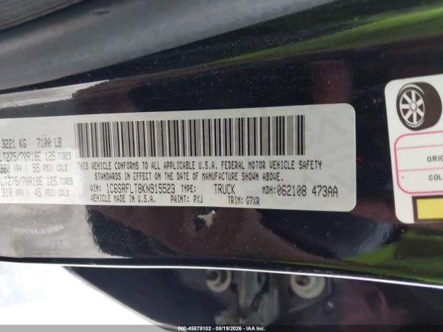 Dodge RAM 1500 REBEL 5, 7 Hemi, снимка 9 - Автомобили и джипове - 56191842