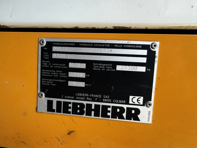 Багер Liebherr R926LC, снимка 8 - Индустриална техника - 46619626