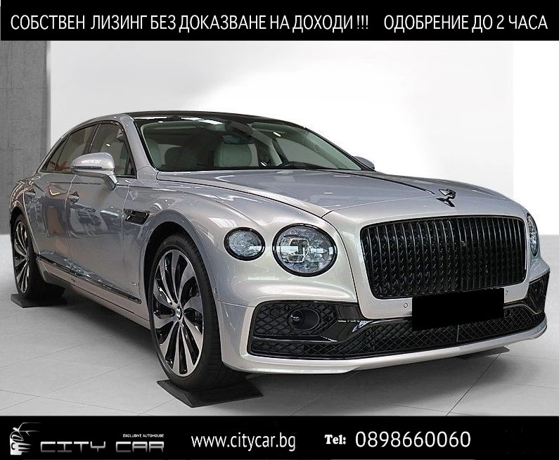 Bentley Flying Spur HYBRID/ MULLINER/ BLACKLINE/ TOURING/ NAIM/ TV/   , снимка 1 - Автомобили и джипове - 47937558