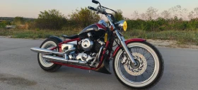 Yamaha Drag Star Bobber 650 Red Chery/ Black , снимка 4