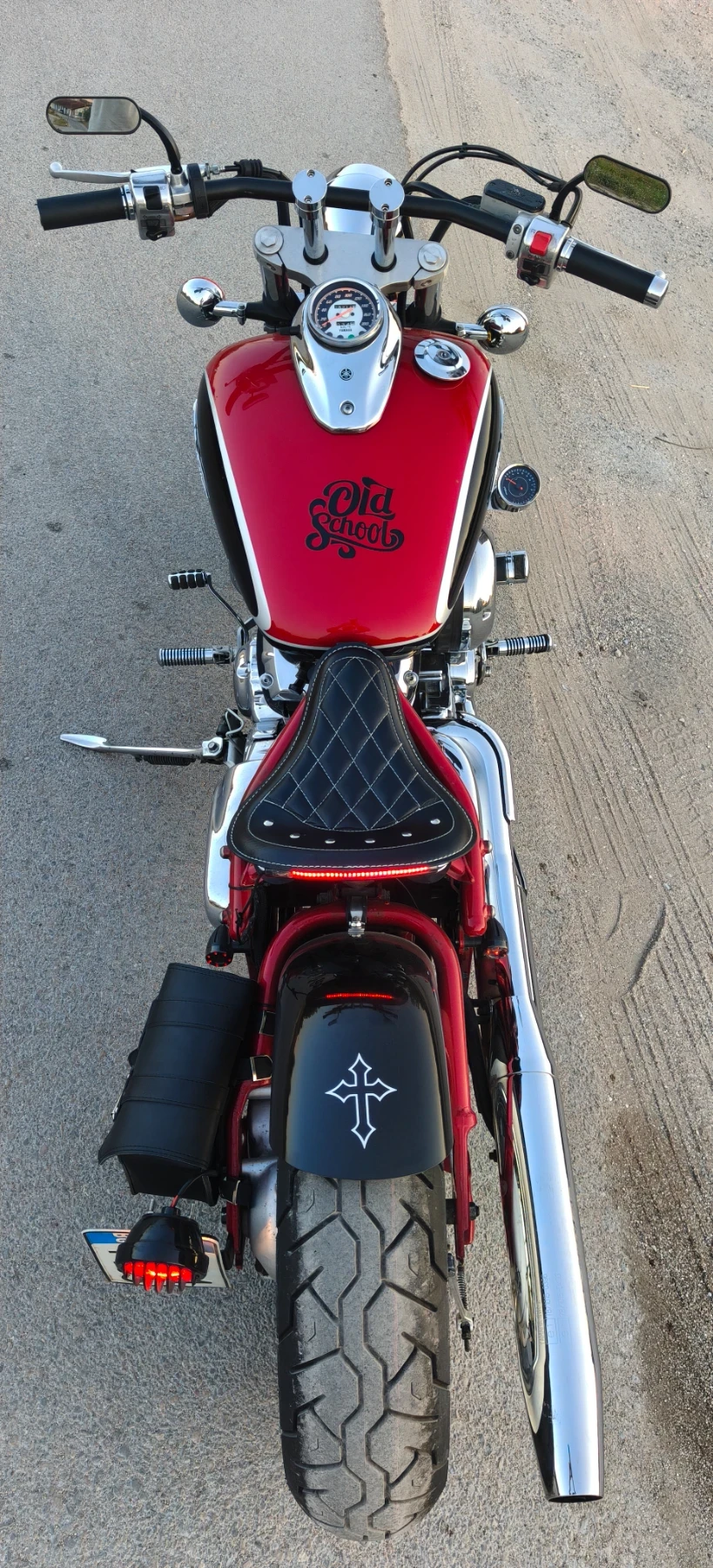 Yamaha Drag Star Bobber 650 Red Chery/ Black , снимка 6 - Мотоциклети и мототехника - 55782298