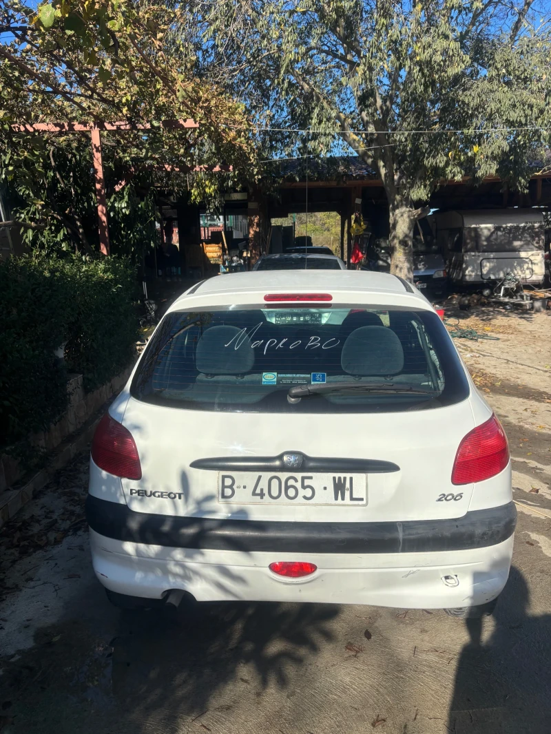 Peugeot 206, снимка 5 - Автомобили и джипове - 52255100