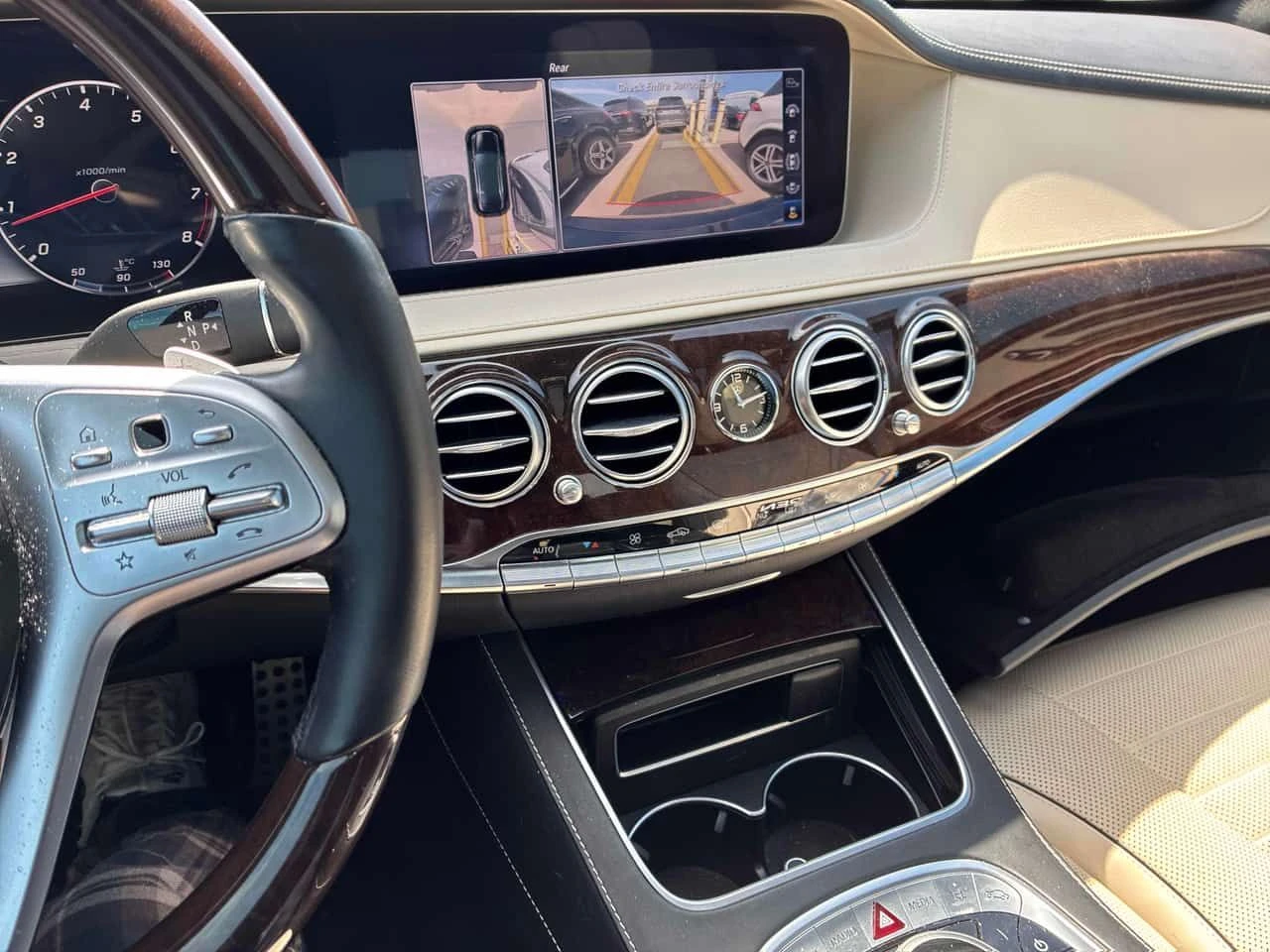 Mercedes-Benz S 560 * ДИСТРОНИК* ОБДУХВАНЕ* КЛИП НА МОТОРА* , снимка 9 - Автомобили и джипове - 54445300