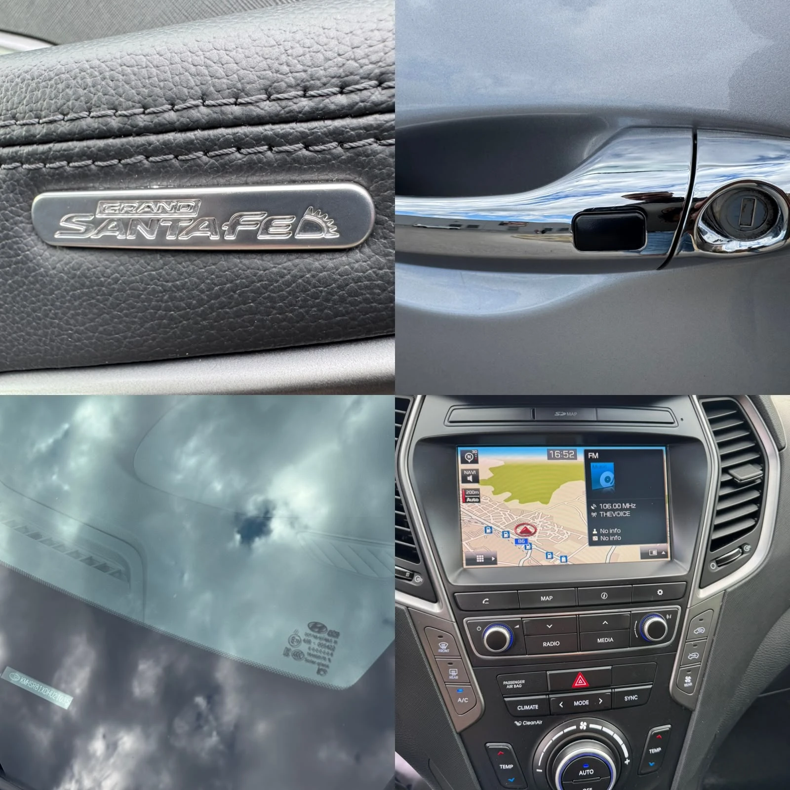 Hyundai Santa fe 2.2CRDI FACE::GRAND::PREMIUM::4WD, снимка 12 - Автомобили и джипове - 56199760