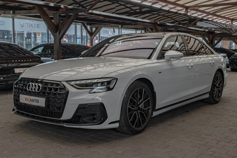 Audi A8 55TFSI/Bang&Olufsen/HuD/SLINE/Distronic/PreSense, снимка 3 - Автомобили и джипове - 51253786