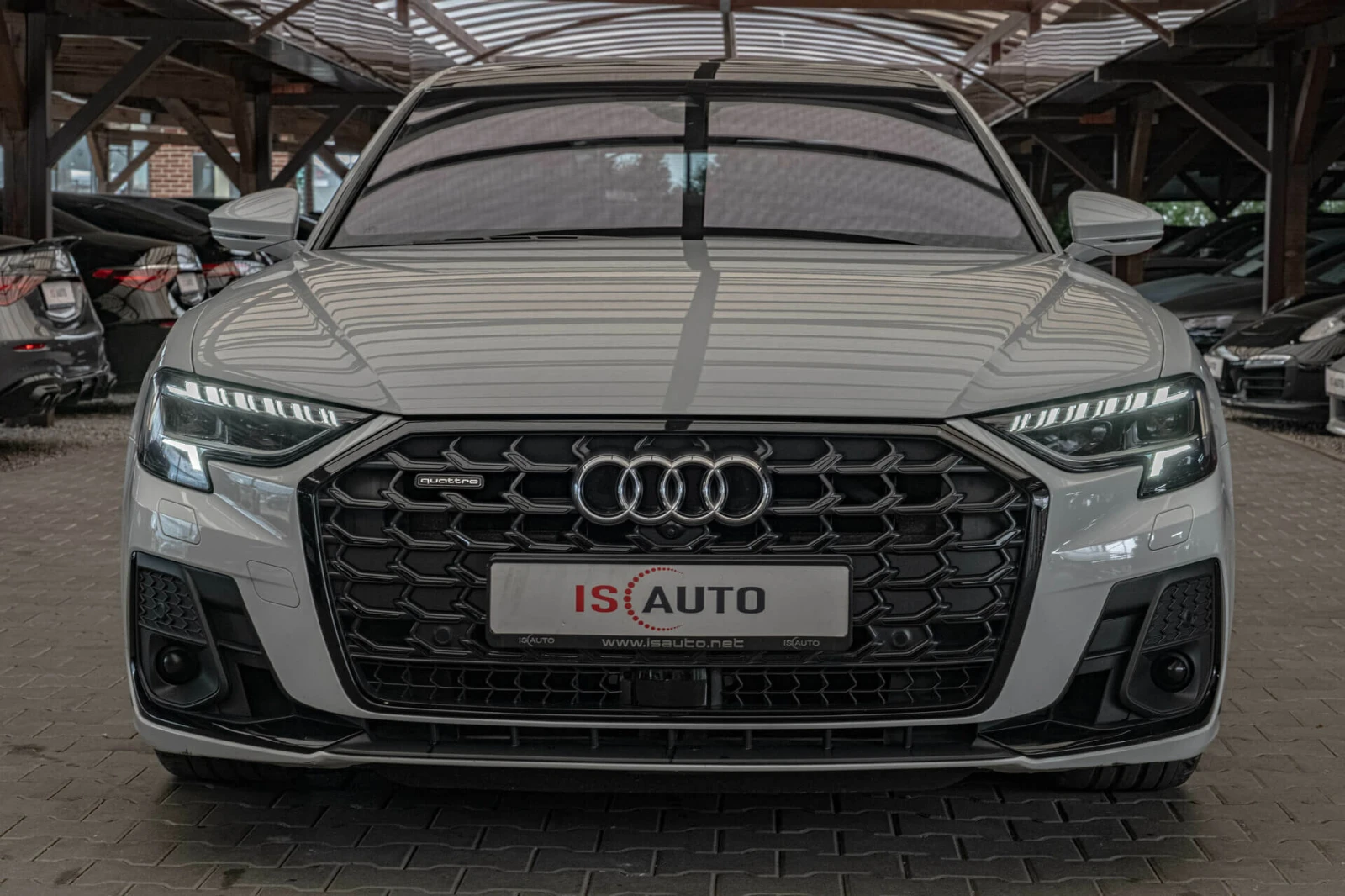 Audi A8 55TFSI/Bang&Olufsen/HuD/SLINE/Distronic/PreSense | Mobile.bg   1