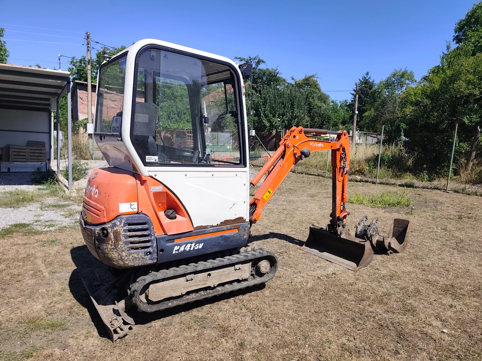 Багер Kubota KX41-3V, снимка 3 - Индустриална техника - 55685206